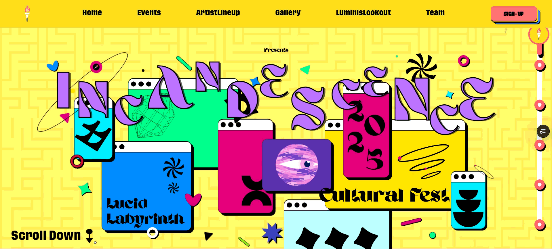 Incandescence 2025 - Website