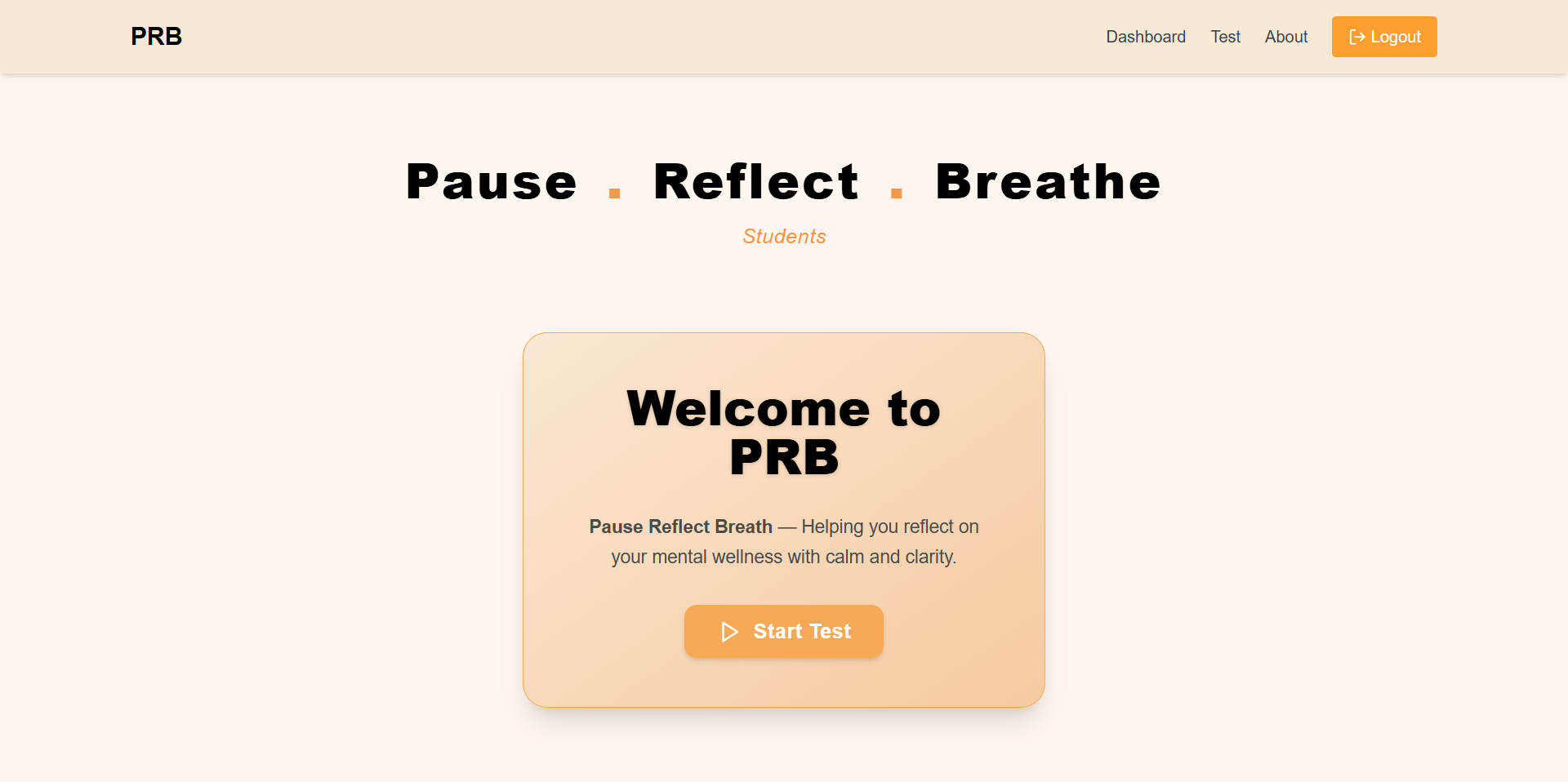 PRB: Pause, Reflect, Breathe